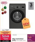 Defy 8Kg Manhattan Grey Front Loader DAW396 10304254