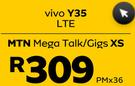 Vivo Y35 LTE-On MTN Mega Talk/Gigs XS