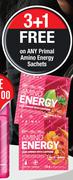 Primal Amino Energy Sachets Assorted-13g Each