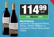 Hartenberg Cab Sauv/Shiraz,Merlot Malbec Or Grenache Shiraz Mourvedre-750ml