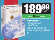Namaqua Elegant Rose,Lite White,Blanc De Blanc Or Johannisberger White-5L