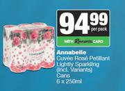 Annabelle Cuvee Rose Petillant Lightly Sparkling Cans-6 x 250ml