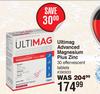 Ultimag Advanced Magnesium Plus Zinc 30 Effervescent Tablets