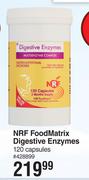 NRF Food Matrix Digestive Enzymes 120 Capsules