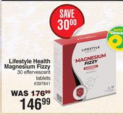 Lifestyle Health Magnesium Fizzy 30 Effervescent Tablets