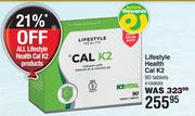 Lifestyle Health Cal K2 90 Tablets