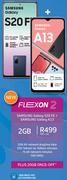 Samsung Galaxy S20 FE + Samsung Galaxy A13-On Flexon 2GB (24 Months)