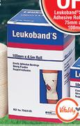 Leukoband S Elastic Adhesive Roll-100mm x 4.5m