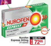 Nurofen Express 342mg-24's Tablets