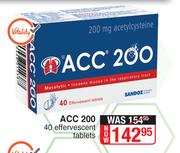 ACC 200-40's Effervescent Tablets