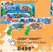 Zuru X-Shot Skins Fast Fill 4 Pack ZURU11857