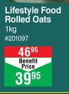 Lifestyle Food Rolled Oats-1Kg