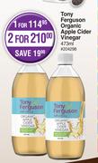 Tony Ferguson Organic Apple Cider Vinegar-For 2 x 473ml