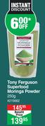Tony Ferguson Superfood Moringa Powder-250g