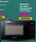Hisense 20Ltr Digital Microwave Ovem H20MOBS11
