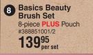 Basics Beauty Brush Set (8 Piece)-Per Set