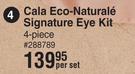Cala Eco Naturale Signature Eye Kit (4 Piece)-Per Set