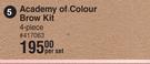 Academy Of Colour Brow Kit (4 Piece)-Per Set
