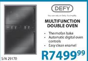 Defy Multifunction Double Oven-S/N29170