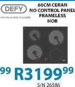 Defy 60cm Clean No Control Panel Framless Hob