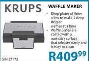 Krups Waffle Maker-S/N27173