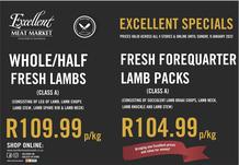 Excellent Meat Market : Specials (03 January - 09 January 2022)