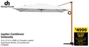 Designhouse Jupiter Cantilever Umbrella 3 m x 3 m x 2.480 m