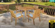 Designhouse 5-Piece Kansas Dining Set