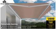 Designhouse Retractable Awning 2.90 m x 2 m