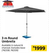 Kalahari Shade 3m Round Umbrella
