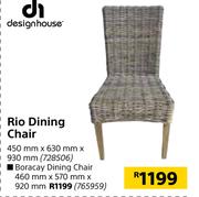 Design House Rio Dining Chair-450mm x 630mm x 930mm