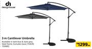 Designhouse 3m Cantilever Umbrella-Each