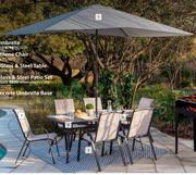 Designhouse Market Grey Umbrella 2m x 3m