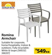 Gold Sun Romina Armchair-Each