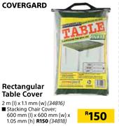 Covergard Rectangular Table Cover-2m (l) x 1.1mm (w)