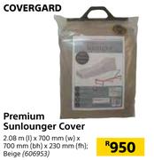 Covergard Premium Sunlounger Cover-2.08m (l) x 700mm (w) x 700mm (bh) c 230mm (fh)