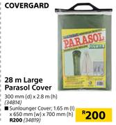 Covergard 28m Large Parasol Cover-300mm (d) x 2.8m (h)