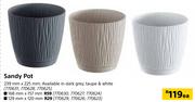 Sandy Pot-129mm x 120mm