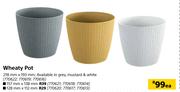Wheaty Pot-218mm x 193mm Each
