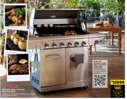 Megamaster 6 Burner Apex Gourmet Plus Gas Braai
