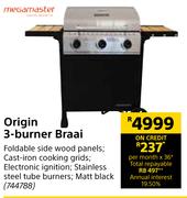 Megamaster Origin 3 Burner Braai