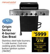 Megamaster Origin Series 4 Burner Gas Braai