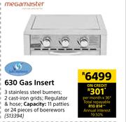 Megamaster 630 Gas Insert