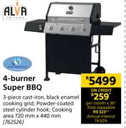 Alva 4 Burner Super BBQ