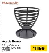 Megamaster Acacia Boma 3.5Kg, 450mm x 450mm x 290mm