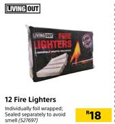 Living Out 12 Fire Lighters