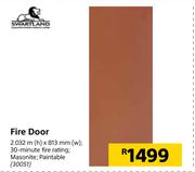 Swartland Fire Door-2032m (h) x 813mm (w)