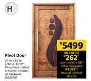 Pivot Door-2.1m x 1.2m