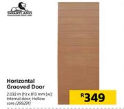 Swartland Horizontal Grooved Door-2032m (h) x 813mm (w)