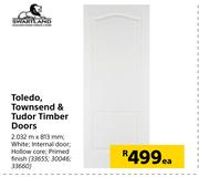 Swartland Toledo, Townsend & Tudor Timber Doors-2032m x 813mm Each